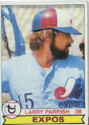 1979 Topps Baseball Cards      677     Larry Parrish